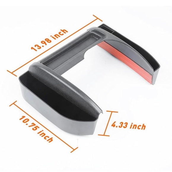 JK Shifter Storage Organizer, Gear Shift Console Side Tray - Picture 6 of 11